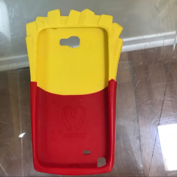 MOSCHINO Fries Silicon Samsung Phone Case Authent - Picture 4 of 9